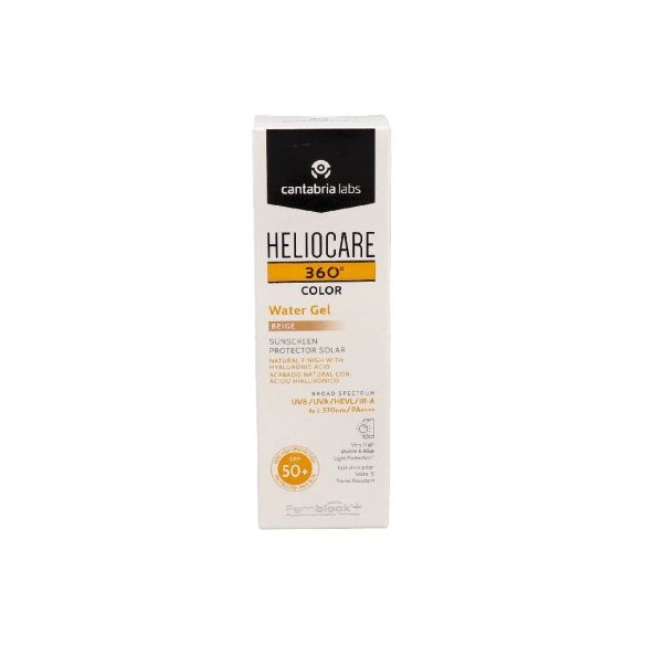 HELIOCARE 360º COLOR WATER BEIG GEL PROTECTOR SOLAR SPF 50+ 1 ENVASE 50 ML