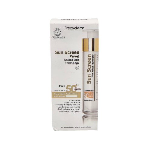 SUN SCREEN VELVET FACE SPF50+ FREZYDERM 1...
